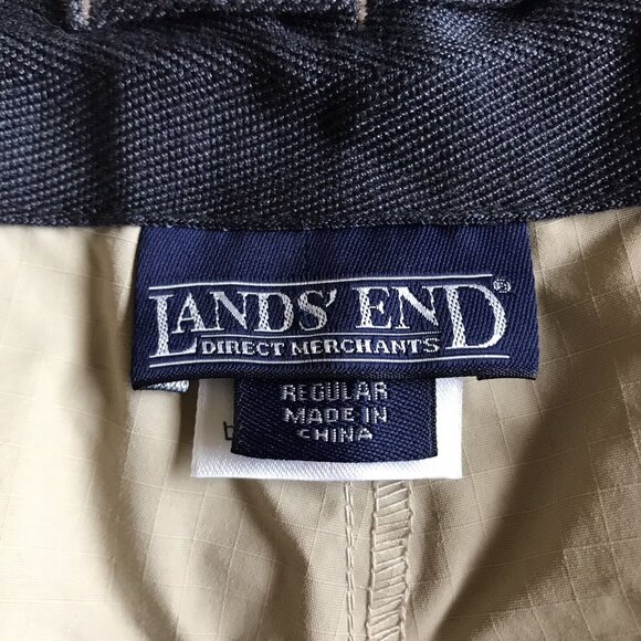 Lands End Womens Convertible Drawstring Hiking Pants Nylon XL 18-20 Beige - Picture 4 of 9